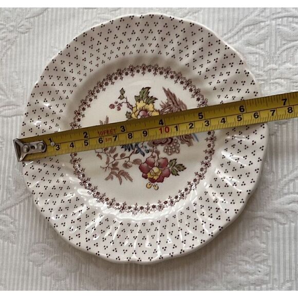 Royal Doulton England Grantham 5 Bread Dessert Plates Farmhouse Vintage - Picture 6 of 6